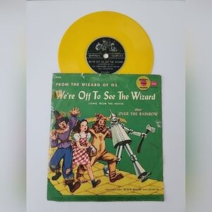 Vintage 78RPM Child's Golden Records Vinyl Record From the Wizard of Oz